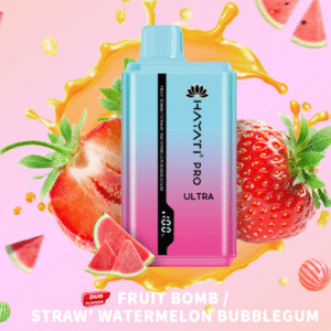 Hayati Pro Ultra Fruit Bomb/Straw watermelon Bubblegum 15000pfs 2%