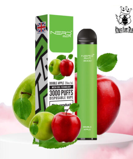 NERD BAR Double Apple 3000pfs 20mg