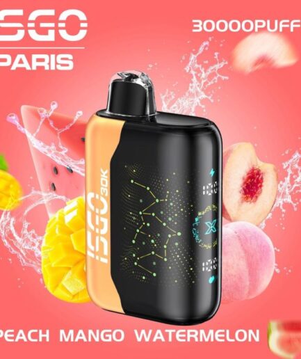 Isgo Paris Peach Mango Watermelon 30k pfs 50mg