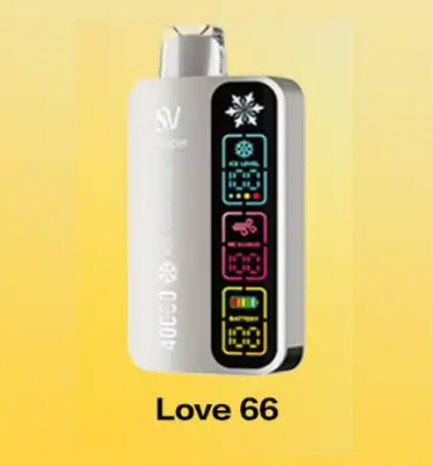 Silvaper Love 66 40000puffs 20mg