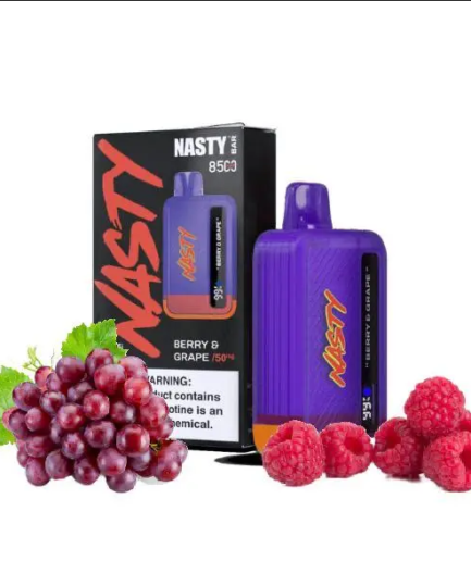 Nasty Bar Berry & Grape 8500pfs 20mg