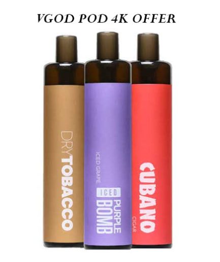 1 Deal Buy Any 10 VGOD POD 4K in 430AED