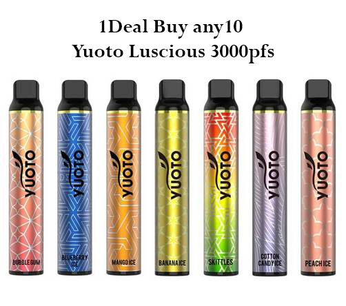 Yuoto Luscious Disposable Vape - 3000 Puffs