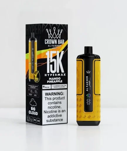 Crown Bar Hyper Max Mango Pineapple 15000pfs 6mg